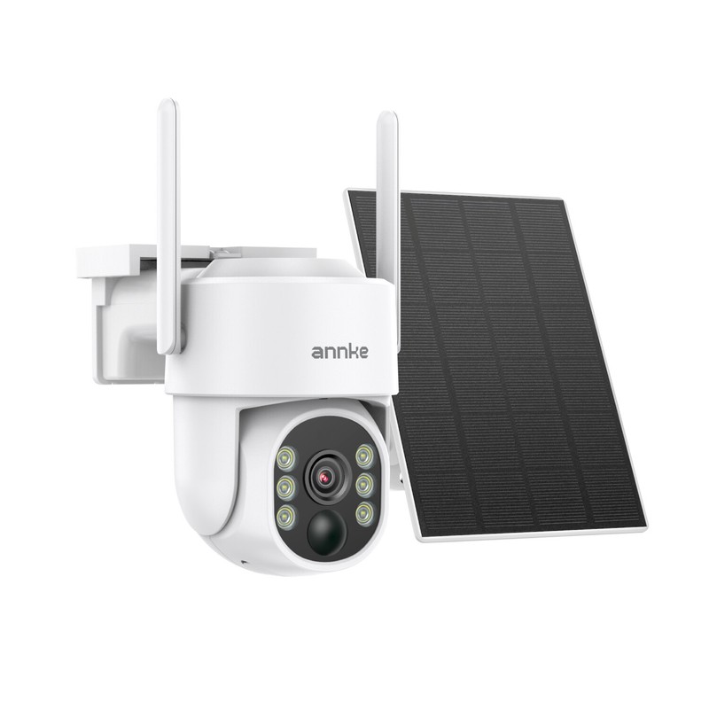 ANNKE 4MP Solar Battery PT Wireless IP Security Camera Color Night Two Way Audio gallery