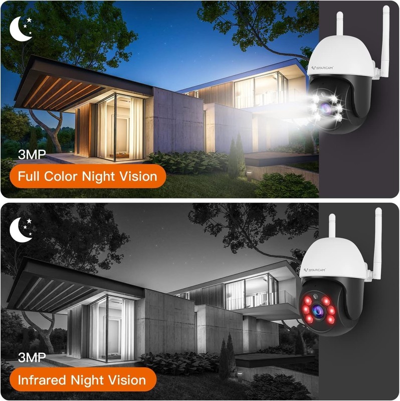 Advanced 3MP Outdoor Surveillance Dome Camera with Remote Viewing & Night Vision gallery
