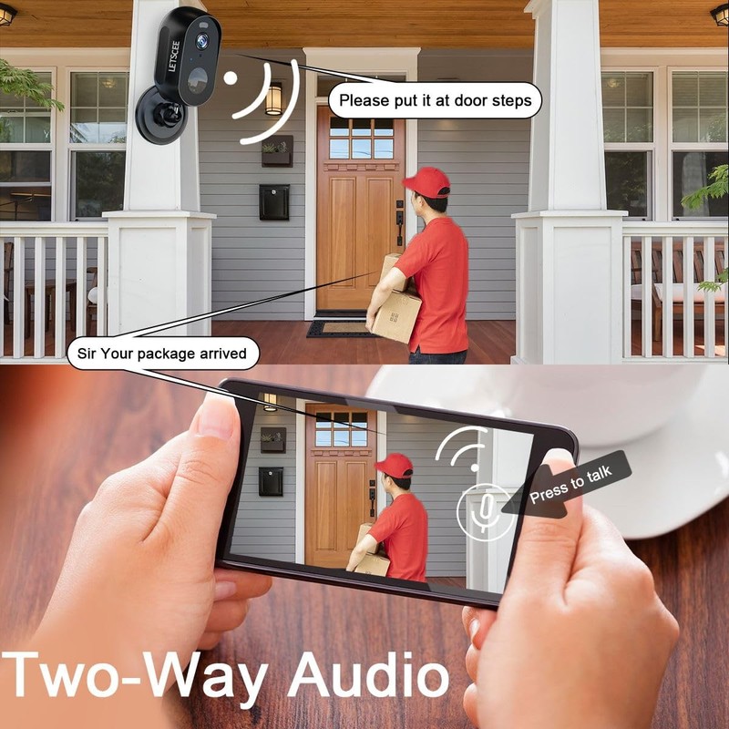 Cameras for Home Outdoor Indoor,Cameras Wireless Outdoor Battery Rechargeable... gallery