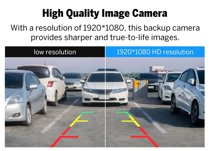 160° 1080P AHD Waterproof Parking Reverse Rear Camera High Definition Wide Angle gallery