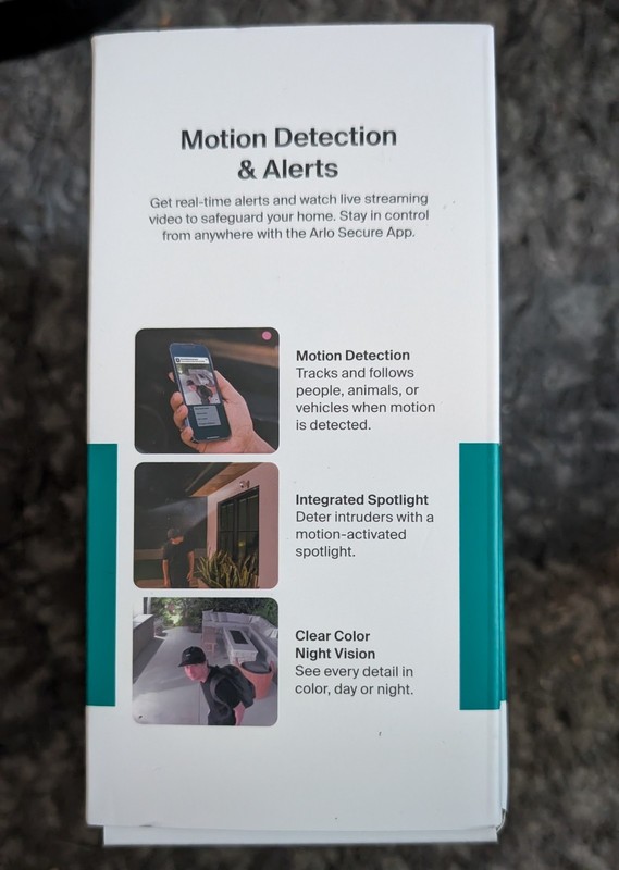 Arlo Essential 1-Camera Pan Tilt Wireless 2K Security Camera Plug-In Powered gallery