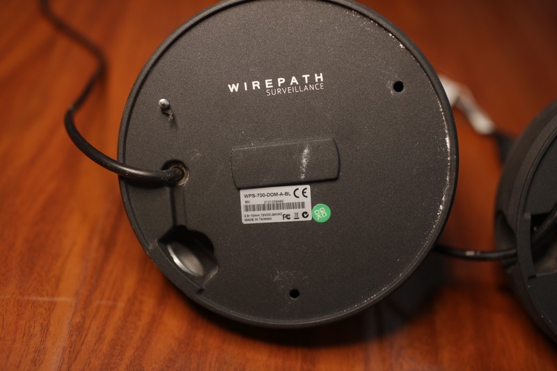 Lot of 2 Wirepath Dome Security Camera WPS-700-DOM-A-BL gallery