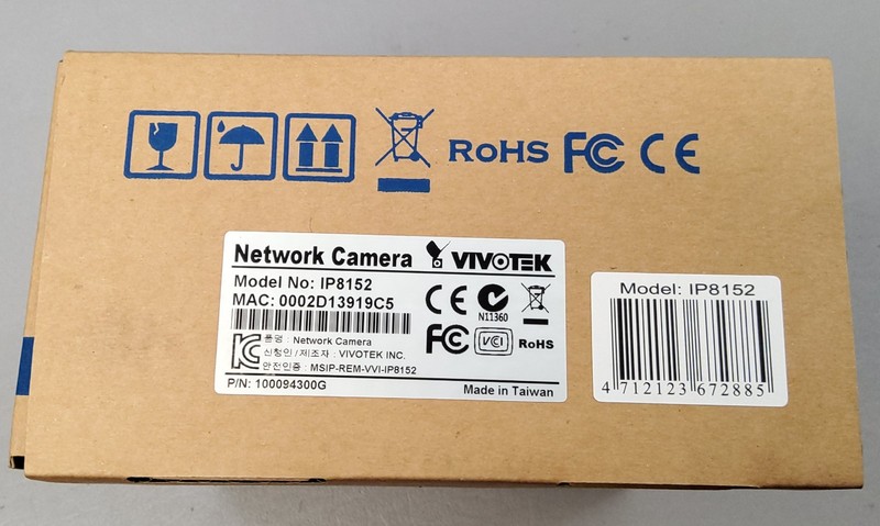 Genuine Vivotek IP8152 Fixed Network Box Camera Brand New gallery