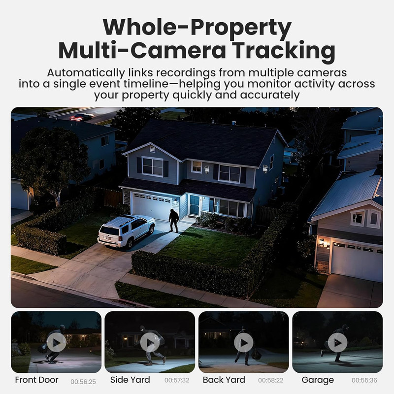 Security Cameras Wireless Outdoor,4K Ultra HD for Day and Night, No Subscription gallery