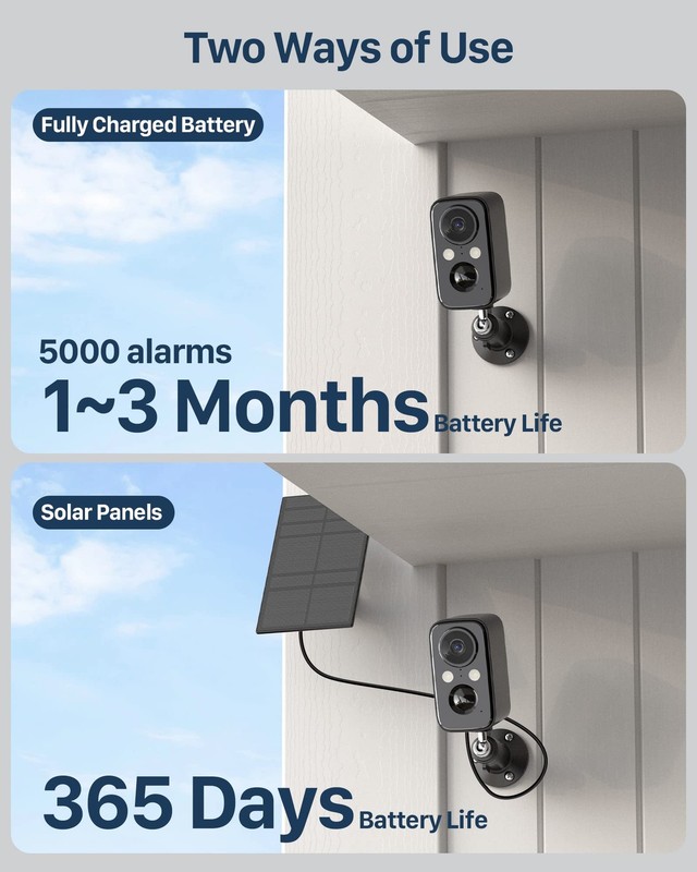 IHOXTX Security Cameras Wireless Outdoor Cameras for Home Security WiFi Camer... gallery