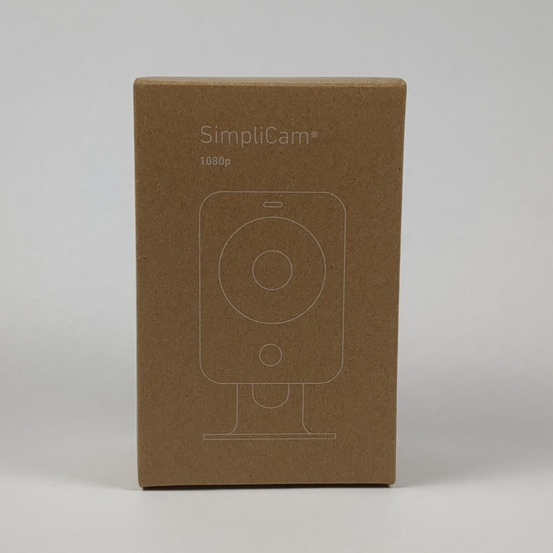 SimpliCam 1080p FHD Indoor IP Security Camera, Wired Wi-Fi, Black, Bracket gallery