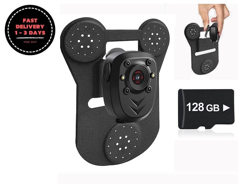Cámara corporal KSAD 850A Cámara portátil incorporada de 128 GB, 1080P. VIP