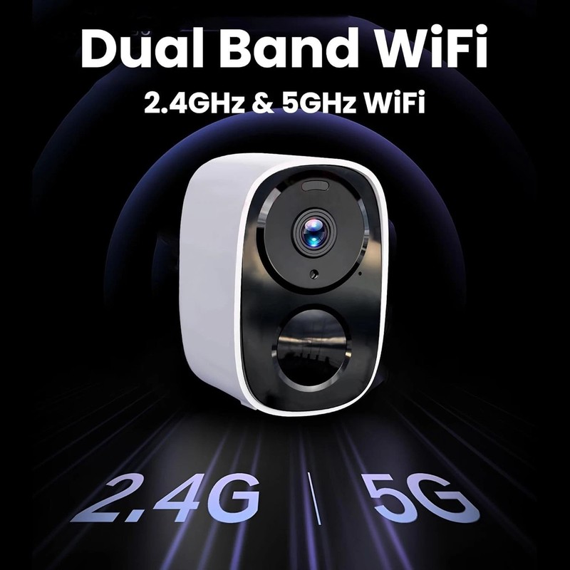 Advanced 2K Outdoor Security Camera - Waterproof, Night Vision & 2-Way Talk gallery