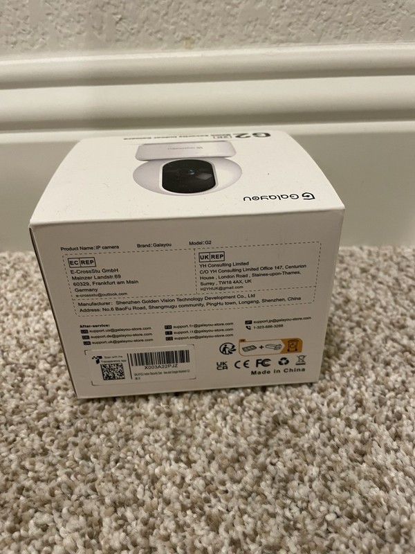 Galayou G2 2k Home Security Indoor Camera Never Used Open Box gallery