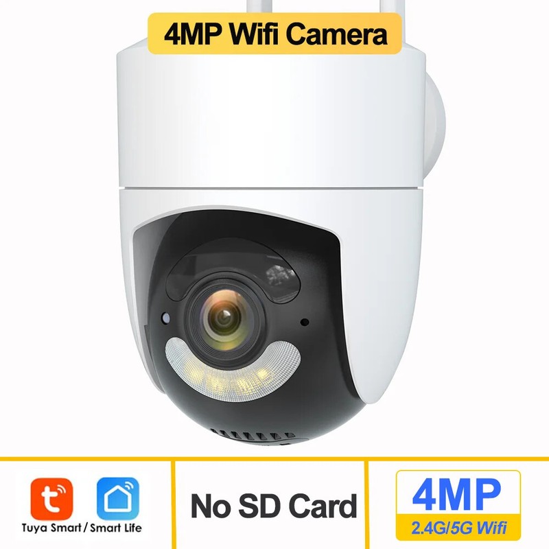 2K 4MP HD Camera 5G WiFi PTZ Security Automatic Tracking Surveillance CCTV NVR