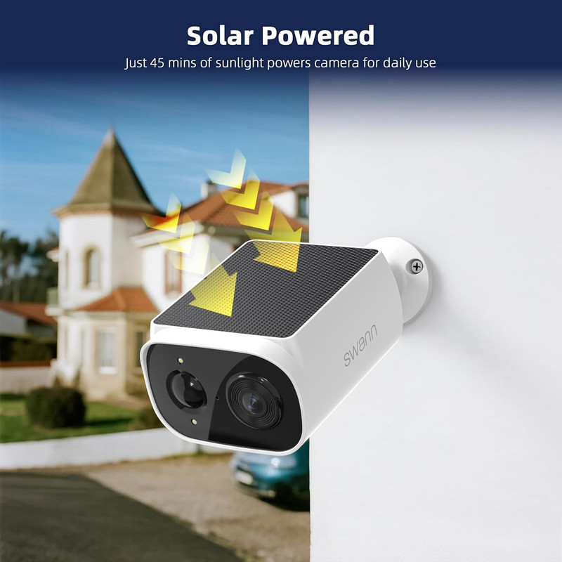 EVO Solar 2K Wireless Security Camera W 16GB Card gallery