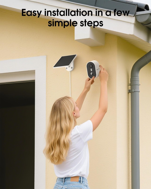 ARCCTV Security Camera Wireless Outdoor, 4MP Recharge Battery Powered WiFi Ca... gallery