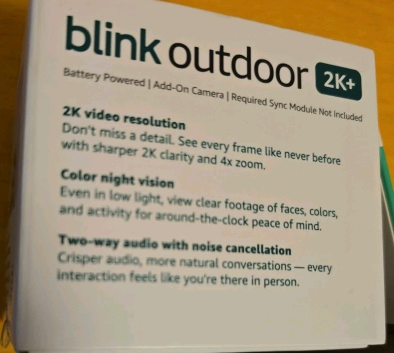 Blink Outdoor 2K+ Video Camera 2025 Latest Model CAMERA ONLY gallery