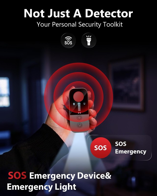 Hidden Cameras Detectors, RF Signal Detector Privacy Pen, Camera Finder Bug S... gallery