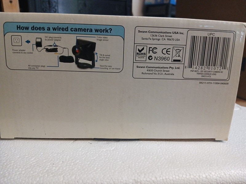 Swann PNP-90/TL Home Indoor Security Camera Kit NEW Sealed Audio FREE SHIPPING gallery