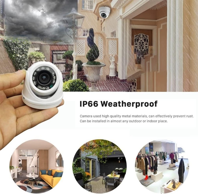 Mini 960H Dome Security Camera 12 LEDs Night Vision gallery