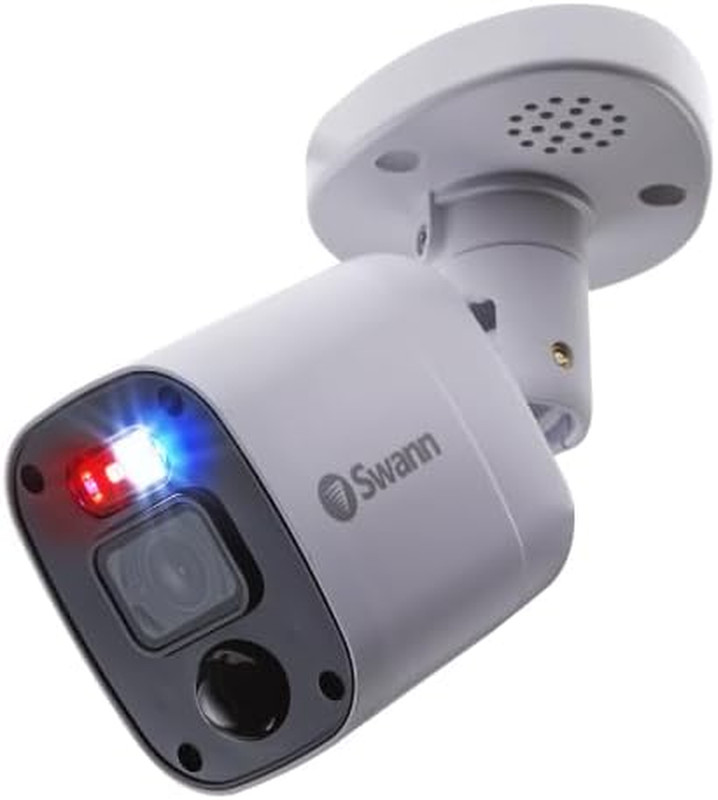 Square Flashing Light 4K Replacement/Add on Security Camera SWPRO-4KRQ Police St gallery