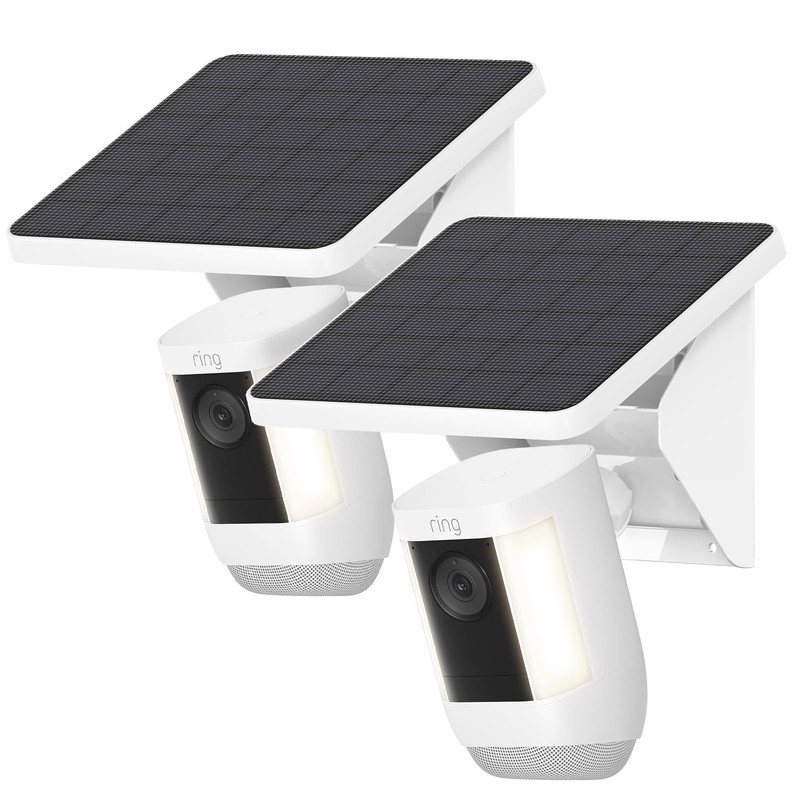 UOGW 4W Solar Panel Charging Mount for Ring Outdoor Cam Plus,Stick Up Cam,Spo…