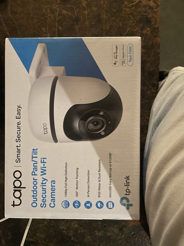 Tapo C500 Outdoor Pan/Tilt 1080p Wi‑Fi Camera Night Vision 2‑Way Audio
