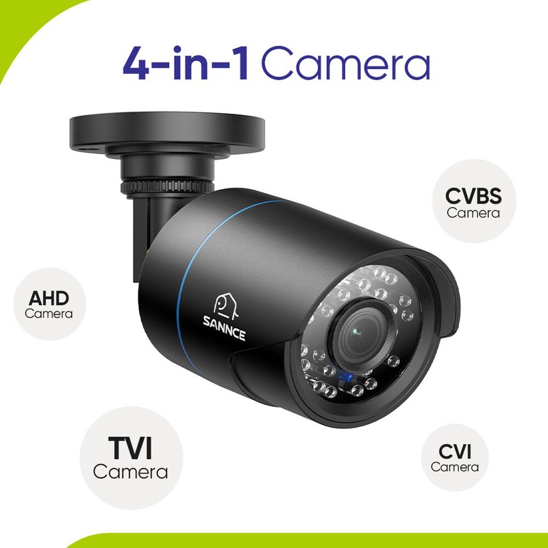 SANNCE 1080P CCTV Home Smart Security Camera Outdoor IR Night Vision Waterproof gallery