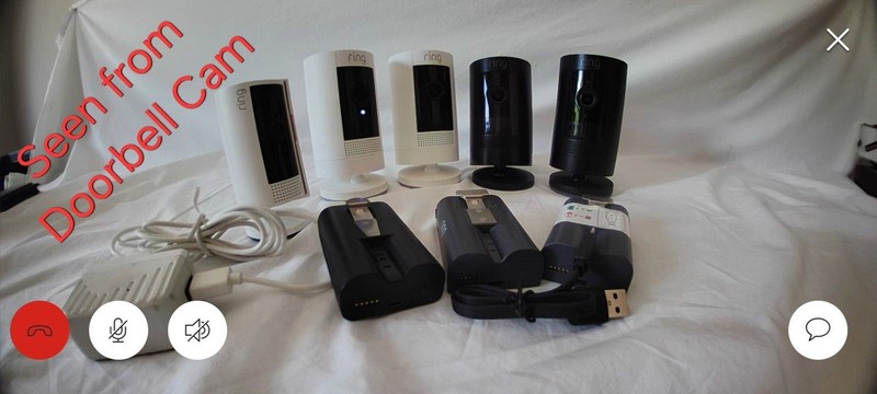Ring Security Camera System with Doorbell Cam gallery