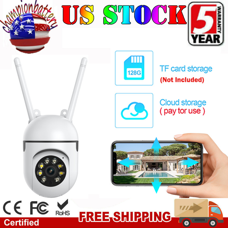 Wireless Security Camera System Indoor Home 2.4G Wifi Night Vision Cam HD 1080P