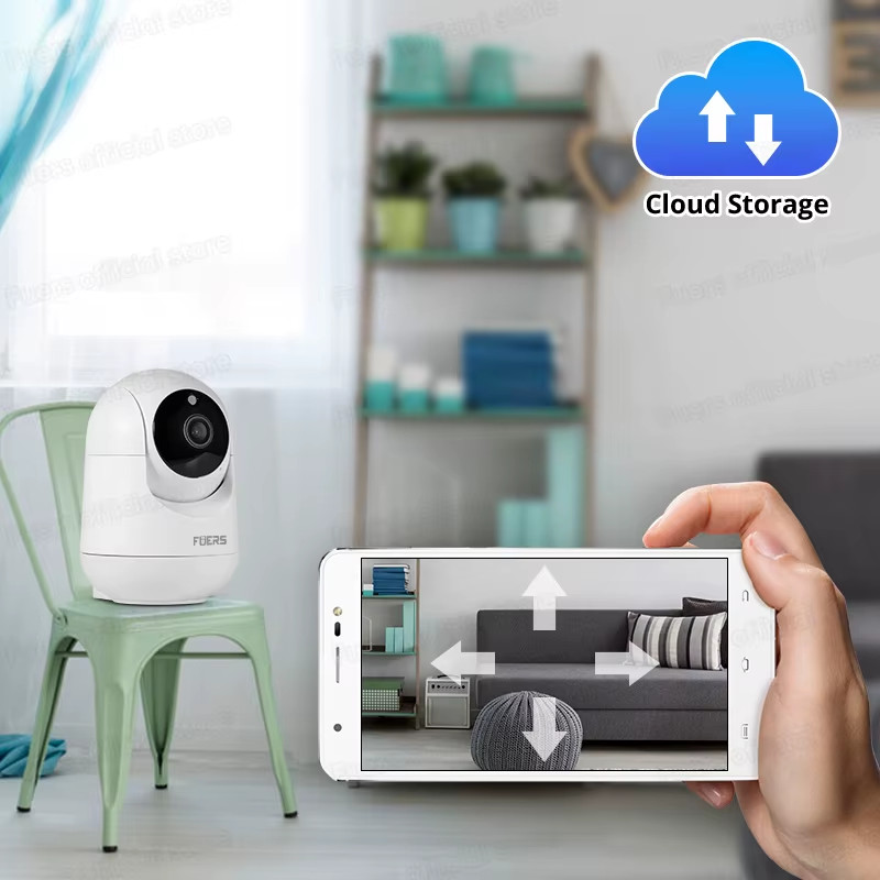 8MP 4K Indoor WiFi IP Camera Tuya Smart Home Wireless Surveillance Cam Night Vis gallery