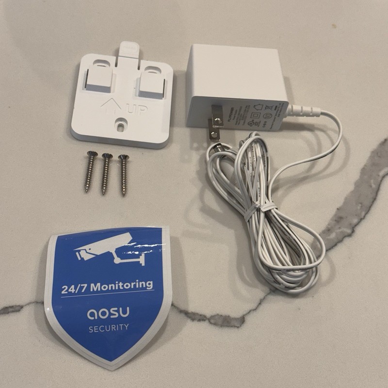 AOSU 5MP UHD Wi-Fi Security Camera Spotlight 400 Lumens Open Box D1 SE C5E2CH11 gallery