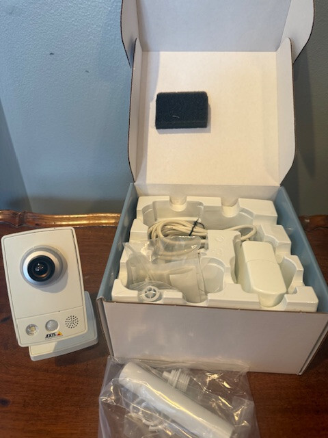 3. Axis Communications M1034-W US Wireless Network Camera, Box, with Power Cord