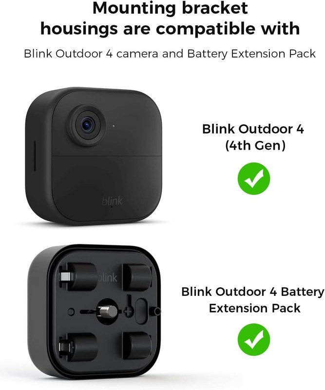 3Pack Blink Outdoo 4 Camera Mount Bracket,Compatible with Blink Outdoor 4 Camera gallery
