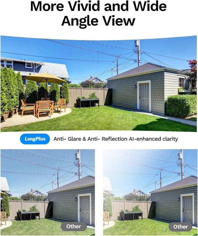 3K 5MP Indoor Window Camera - Night Vision, WiFi, AI Detection, 2-Way Audio, 24/ gallery