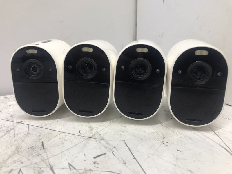 LOT OF 4 Arlo VMC 2030 Wireless USB Security Cameras *POWER ON* *UNTESTED*