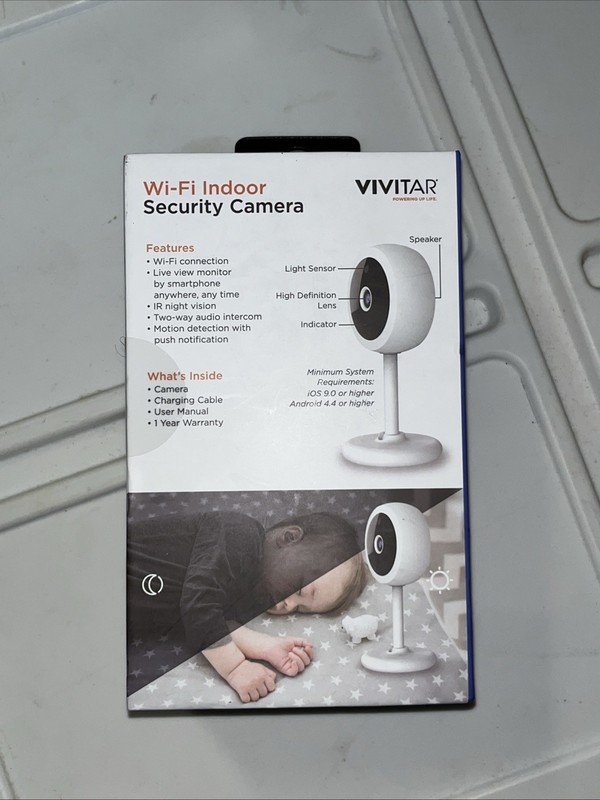 Brand New Sealed Vivitar Wi-Fi Indoor Security Camera gallery