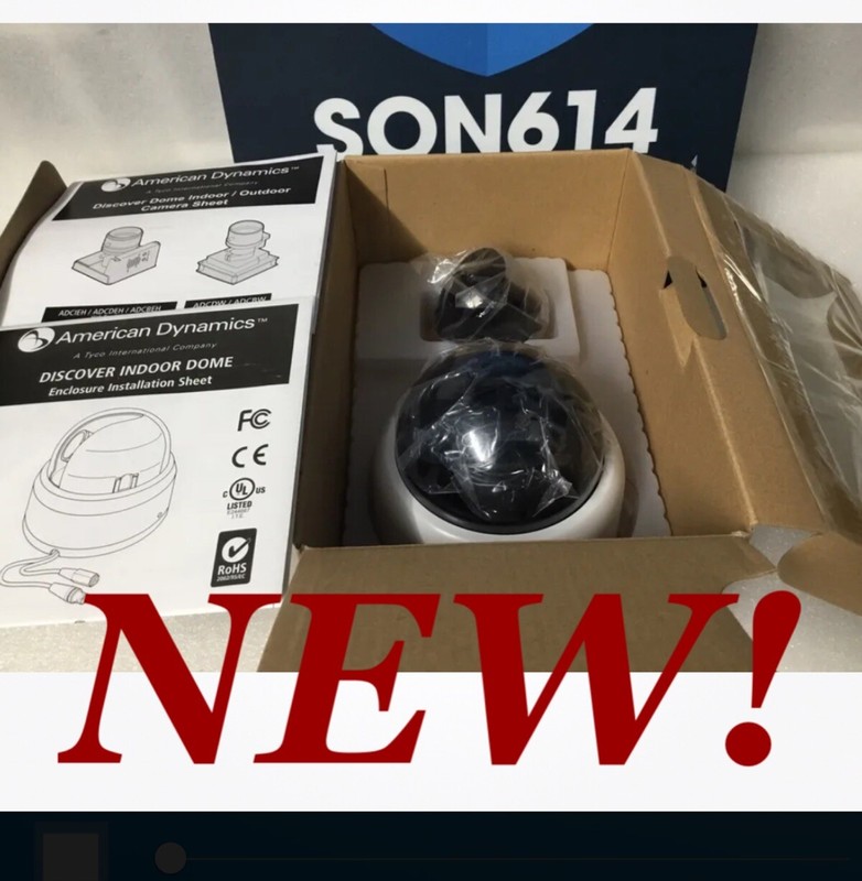 CCTV Camera W/ 540TVL 9-22mm Color PAL Nite Saver Indoor Dome ADCIEH0922TP NEW!