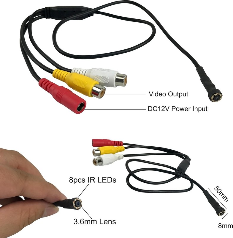 Compact Mini CCTV Surveillance Camera with Infrared Night Vision & Motion Sensor gallery