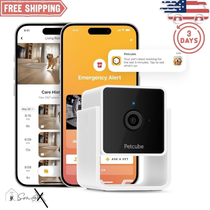 1080p WiFi Security Camera – Night Vision, 2-Way Audio, Smart Alerts
