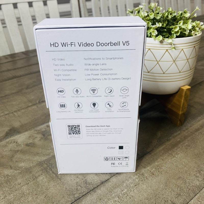 Video Doorbell V5 Smart Wireless Security Camera – HD Video & 2-Way Audio gallery