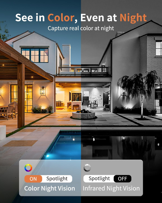 2K Cameras for Home Security, 5G & 2.4G Wifi Security Camera Indoor Outdoor for gallery