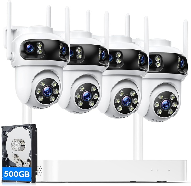 Outdoor Security Camera System 10CH NVR 3K WiFi Wireless CCTV Home Surveillance gallery