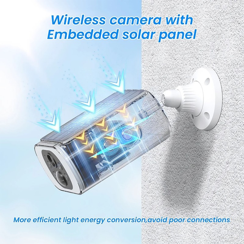 C3 2K Color Night Vision Solar Floodlight Wireless WIFI Outdoor Security Camera gallery