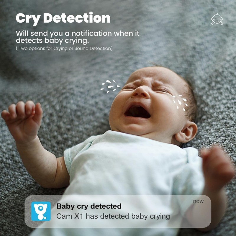 360° 2K Indoor Camera with Night Vision & Smart Motion Alerts for Home Security gallery