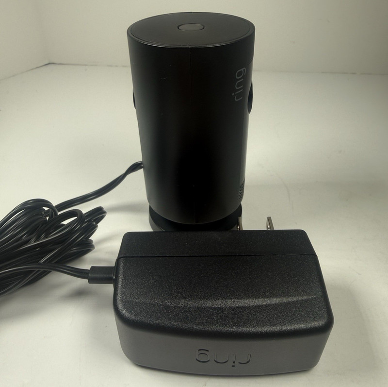 Ring Indoor Cam 1st Gen Plug-In 1080p HD Security Camera Black 5UM4E5 Tested gallery