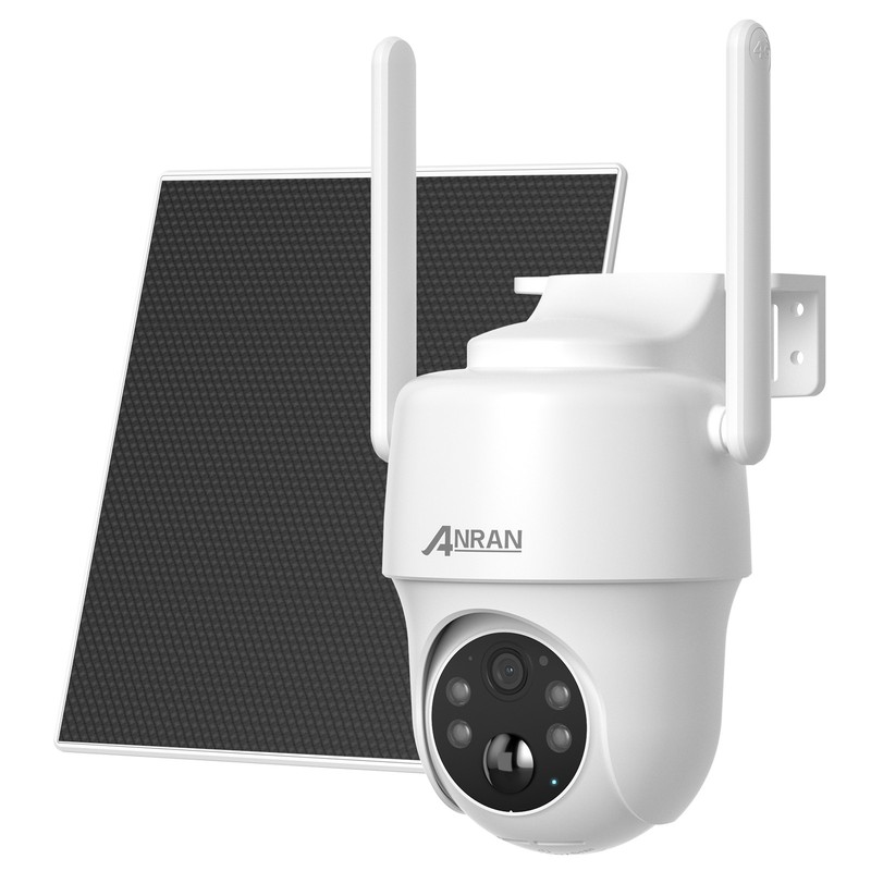 ANRAN 4G LTE Cellular Solar Wireless Security Camera Outdoor No WiFi Home IP65