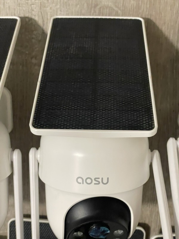 AOSU Security Cameras Outdoor Wireless 4 Cam Kit Solar Powered w/ 4 Extra Panels gallery