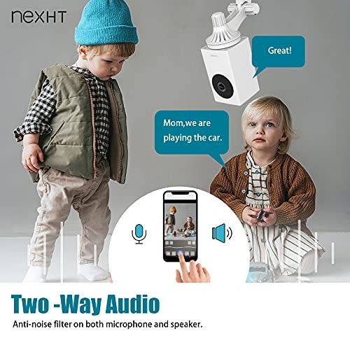 Indoor WiFi Camera for Baby, Pet, Elderly with 1080P HD, 360 Degree Pan, gallery