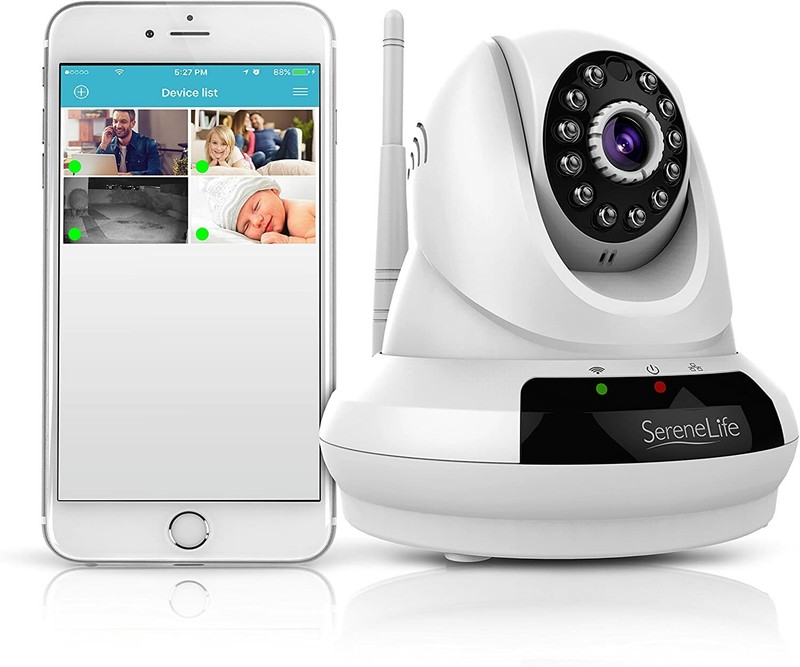 Serenelife Wireless IP Home Security Camera HD 720p Wifi Cloud Cam 2 way Audio