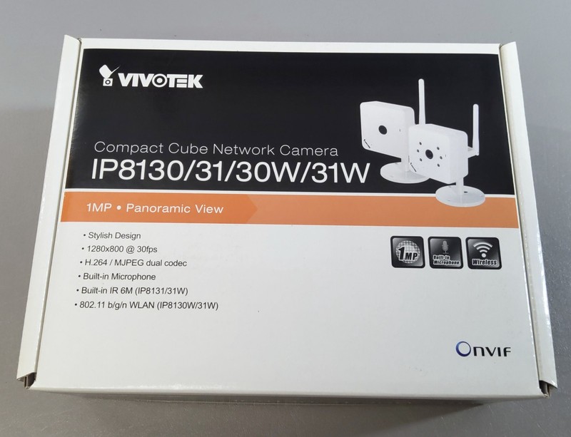 Vivotek IP8130W Mp Wireless Indoor Cube Network Camera with WPS Function New