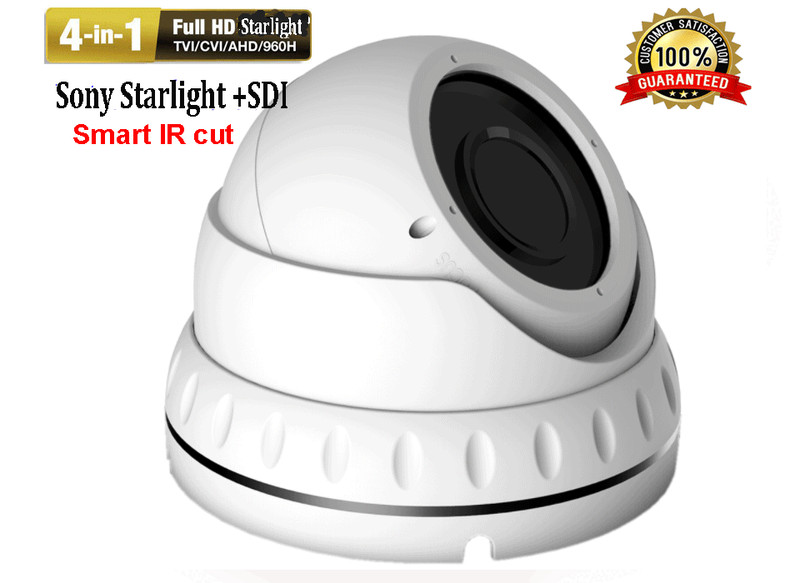 4MP SONY Starvis Starlight switchable to analog and full HD Security Camera