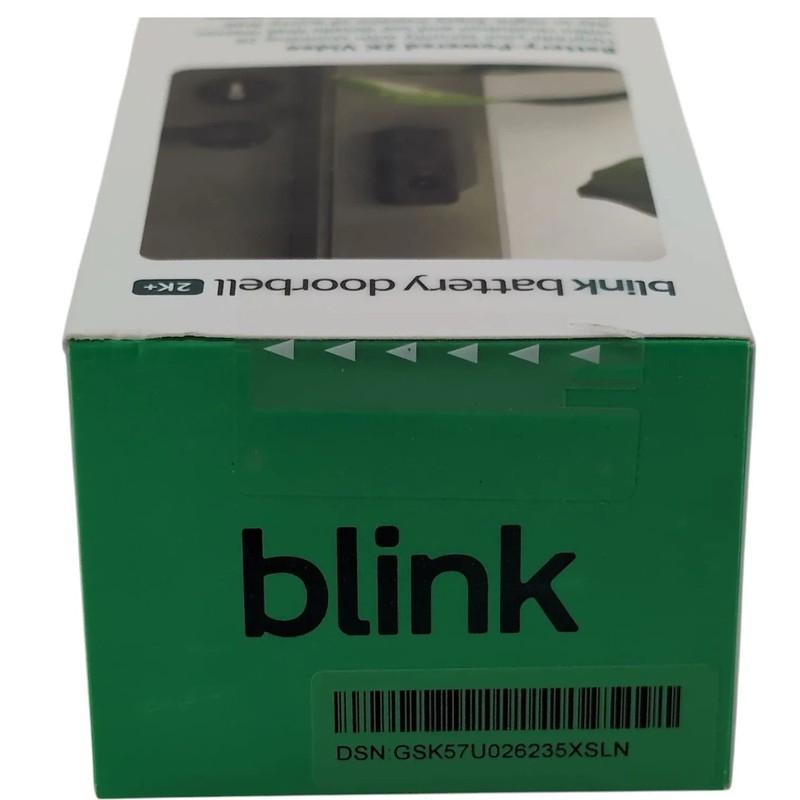 Blink Battery Doorbell 2K+ Wireless 2K Video Night Vision Alexa Smart Black gallery