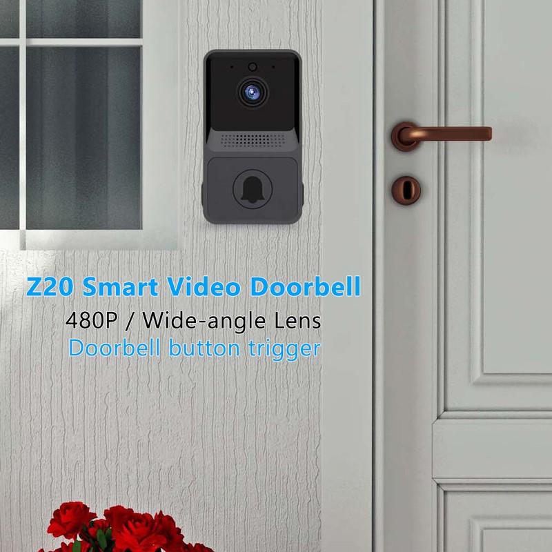 Smart Wireless WiFi Video Doorbell Phone Camera Door Bell Ring Intercom Security gallery